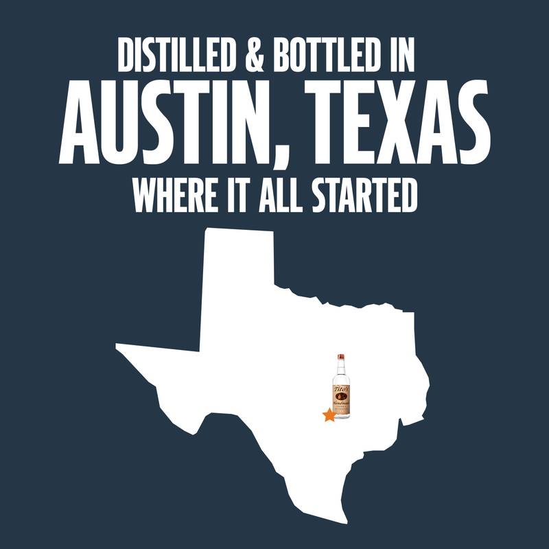 Tito’s Handmade Vodka 4pk 50ml (80 Proof)