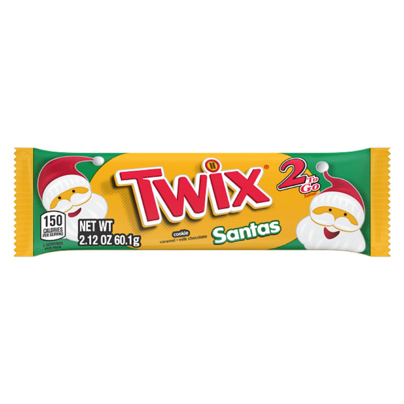 Twix Caramel Santa 2ct