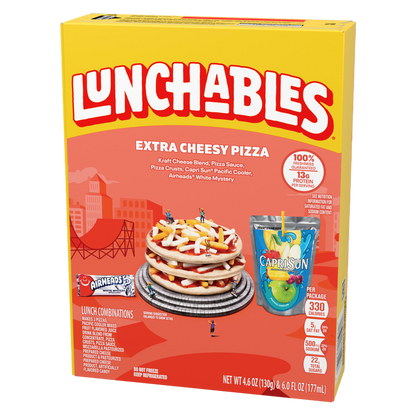 Lunchables Extra Cheesy Pizza with Capri Sun - 10.6oz