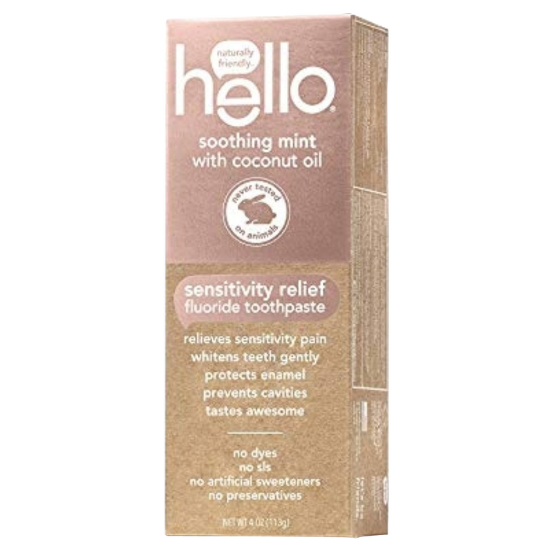 Hello Sensitivity Relief Fluoride Toothpaste 4.7oz