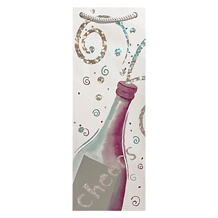Silver Cheers Bottle Bag