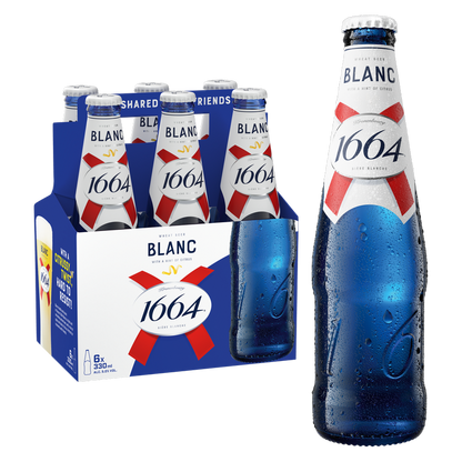 Kronenbourg 1664 Blanc 6pk 11.2oz Btl 5.0% ABV – BevMo! Arizona Kronenbourg 1664 Blanc 6pk 11.2oz Btl 5.0% ABV – BevMo! Arizona