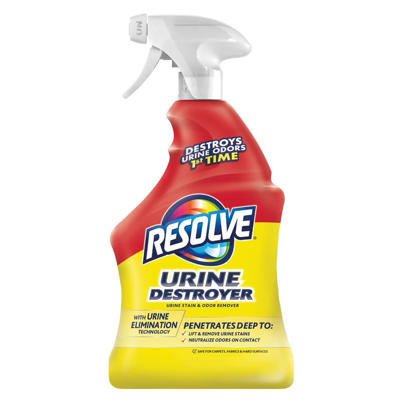 Resolve Urine Destroyer Pet Urine Stain and Odor Remover Spray 32oz