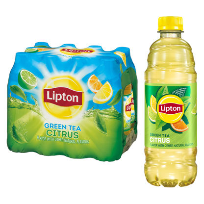 Lipton品 Lipton Iced Green Tea with Citrus 12pk 16.9oz Btl – BevMo! Arizona