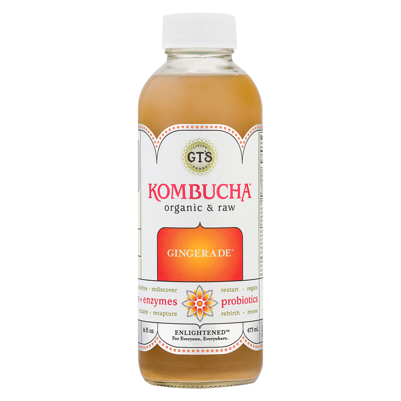 GT'S Gingerade Kombucha 16.2oz Btl