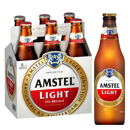 Amstel Light 6pk 12oz Btl 3.5% ABV