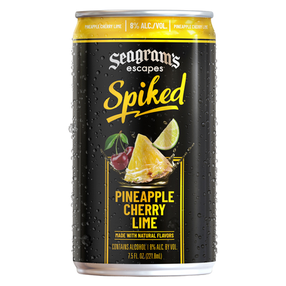 Seagram's Escapes Spiked Pineapple Cherry Lime Single 7.5oz Can 8% ABV