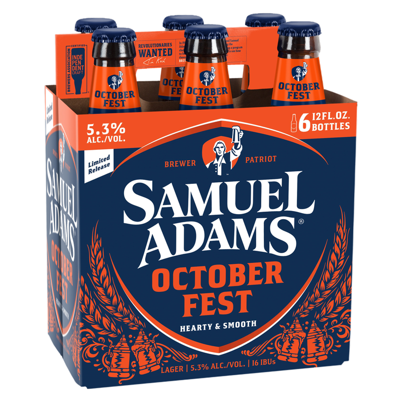 Sam Adams Seasonal - Octoberfest 6pk 12oz Btl 5.3% ABV