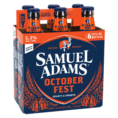 Sam Adams Seasonal - Octoberfest 6pk 12oz Btl 5.3% ABV