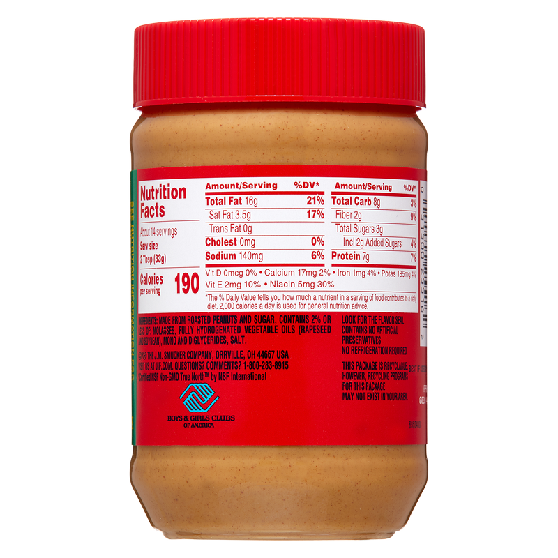 JIF Creamy Peanut Butter 16oz