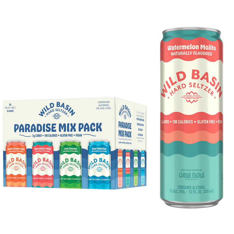 Oskar Blue's Wild Basin Cocktail Seltzer Variety 12pk 12oz Can 5.0% ABV
