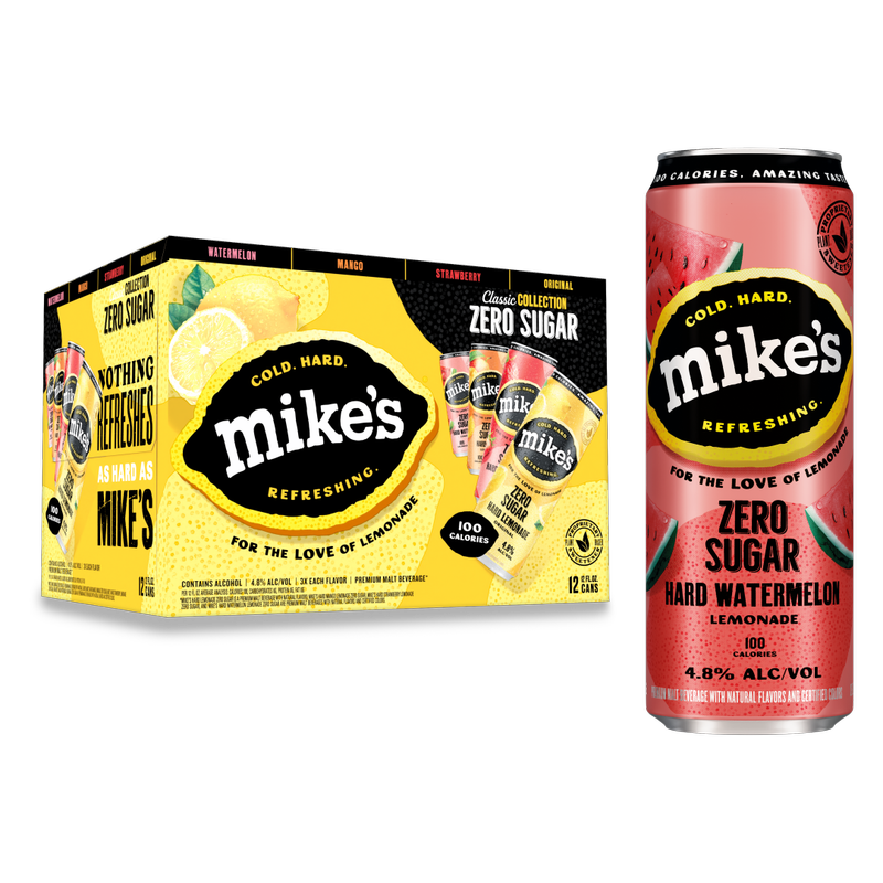 Mike's Hard Zero Sugar 12pk 12oz Can 4.8% ABV