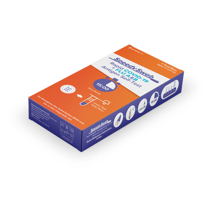 SpeedySwab™ Rapid COVID-19 + FLU A&B Antigen Self Test