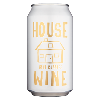 House Wine Brut Bubbles 355ml Can 12% ABV