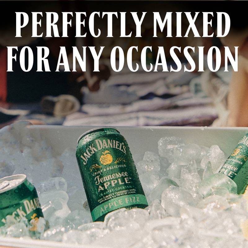 Jack Daniel's Apple Fizz Cocktail 4pk 12oz Can 7% ABV – BevMo! Arizona