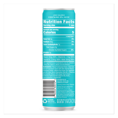 Gorgie Tropical Punch Energy Drink 12oz Can