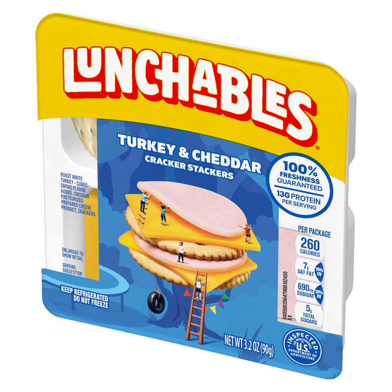 Lunchables Turkey & Cheddar with Crackers - 3.2oz