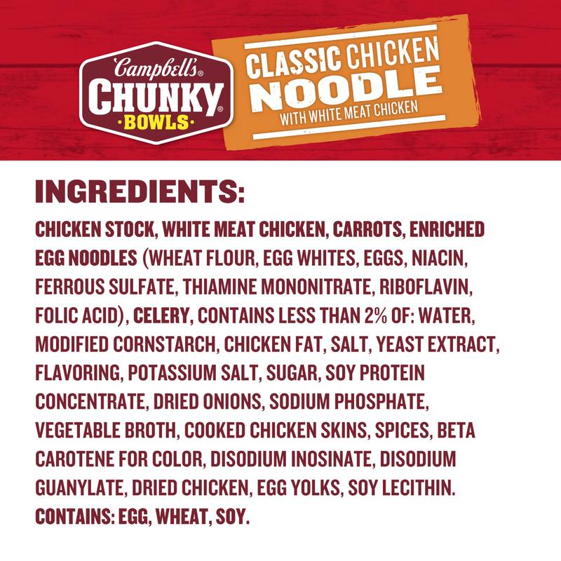 Campbell's Chunky Classic Chicken Noodle Soup 15.25oz – BevMo! Arizona