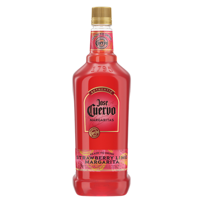 Jose Cuervo Authentic Margarita Strawberry Lime Ready to Drink Cocktail 1.75L 9.5% ABV