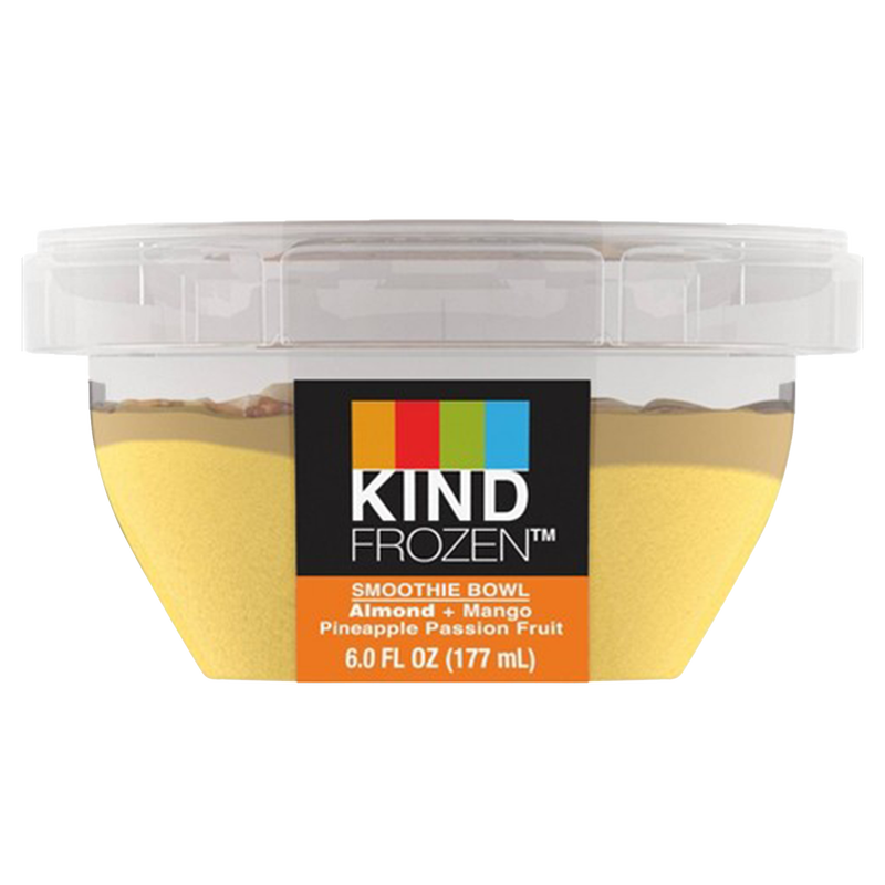 KIND Frozen Almond Mango Pineapple Passion Fruit Smoothie Bowl 6oz