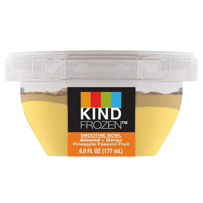 KIND Frozen Almond Mango Pineapple Passion Fruit Smoothie Bowl 6oz