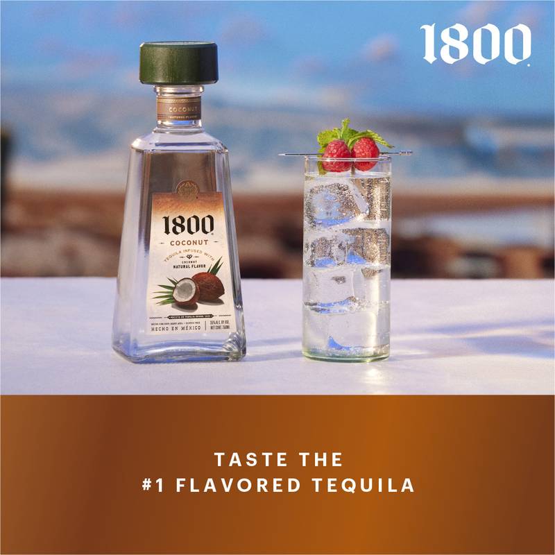 1800 Tequila Coconut 750ml (70 Proof)