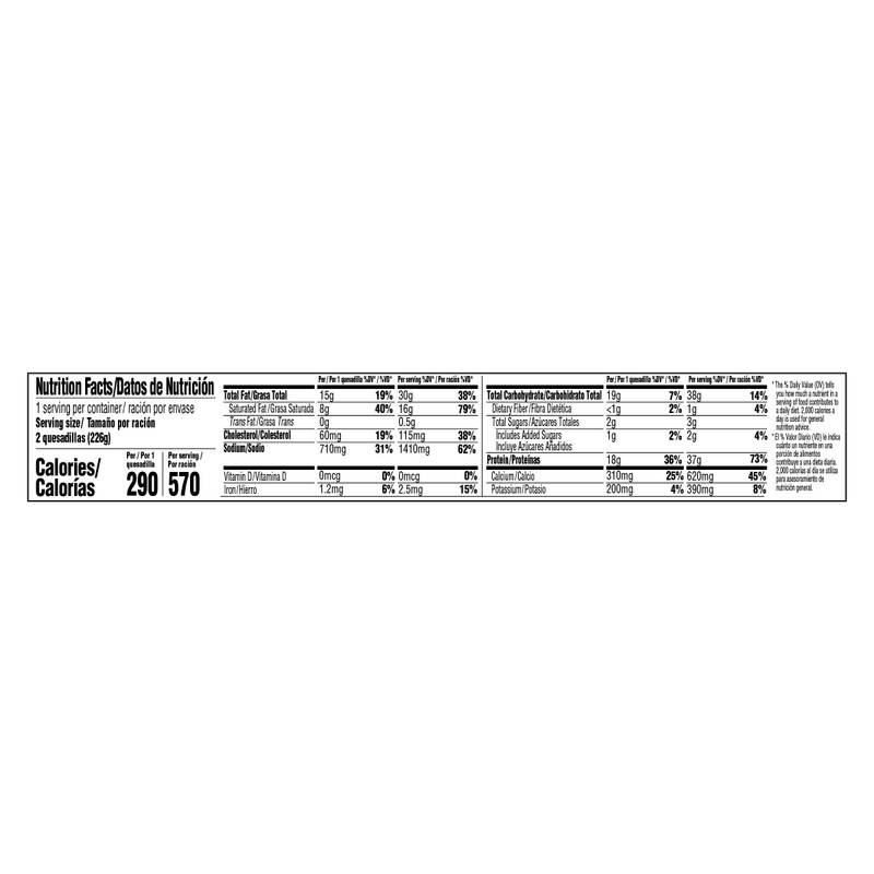 Delimex Char-Grilled Chicken Crispy Quesadillas, 8oz.