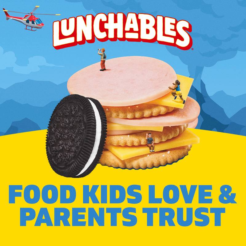 Lunchables Turkey & American Cheese Cracker Stackers with Chocolate Sandwich Cookies  - 3.2oz