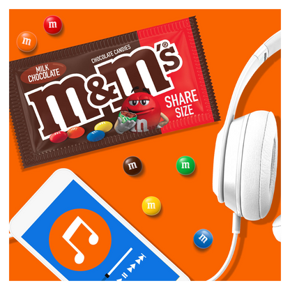 M&M's Milk Chocolate Candies Share Size 3.14oz