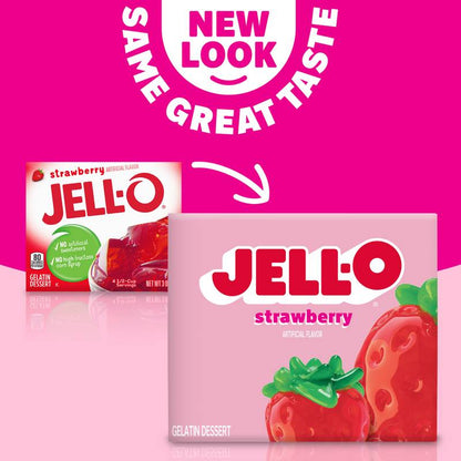 Jell-O Strawberry Gelatin, 3oz.