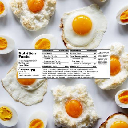 Vital Farms Organic Pasture-Raised Grade-A Large Eggs - 12ct