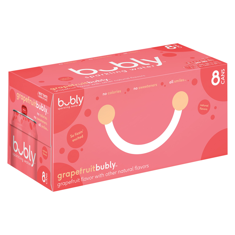 Bubly Grapefruit 8pk 12oz Can