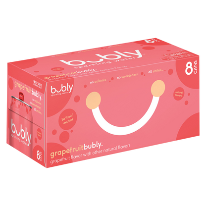Bubly Grapefruit 8pk 12oz Can