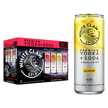 White Claw Vodka + Soda Variety #2 8pk 12oz Can 4.5% ABV