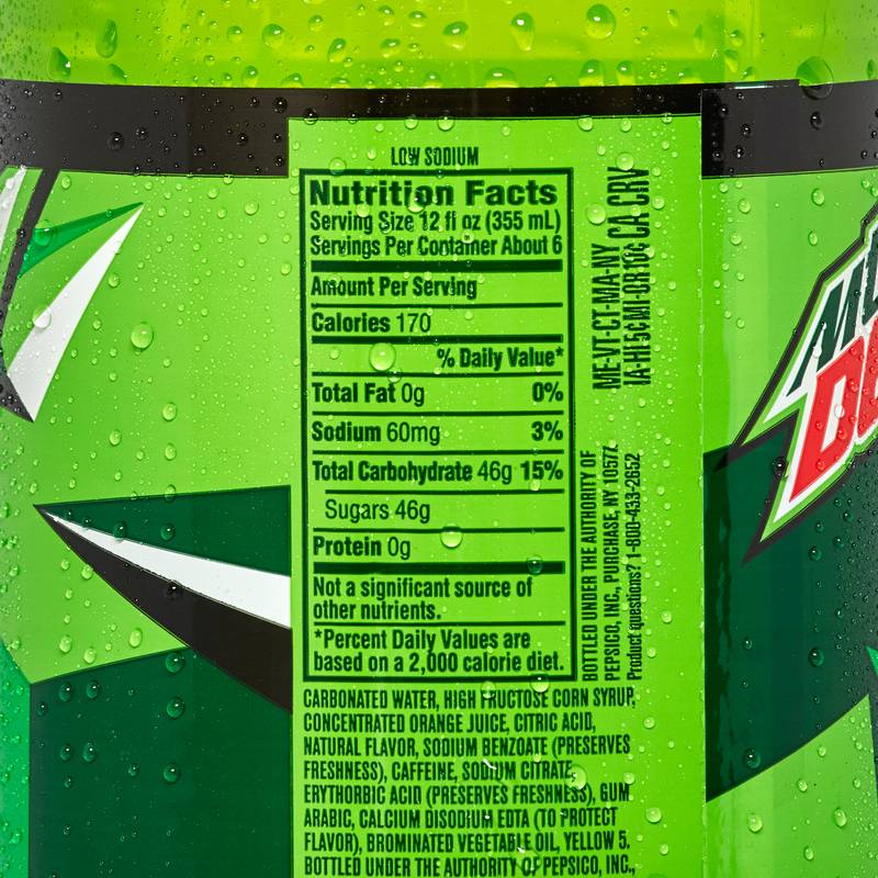 Mountain Dew 2L Btl