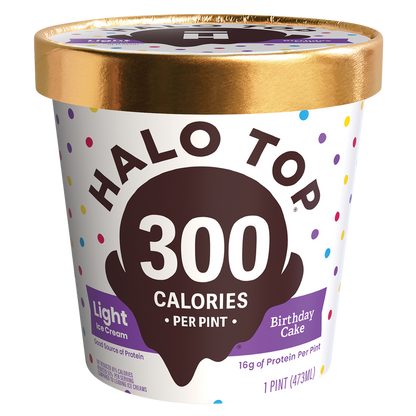 Halo Top Birthday Cake Light Ice Cream Pint