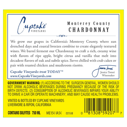 Cupcake Chardonnay 750ml