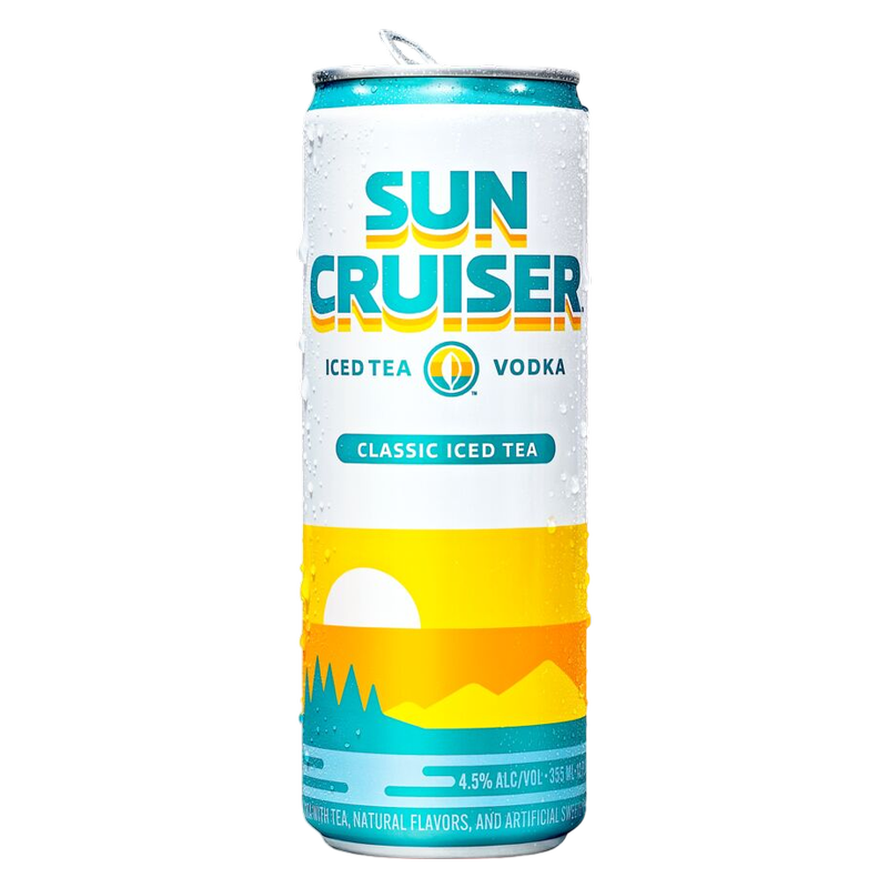 【キャプション付き】『青liquor 』一杯 Sun Cruiser Iced Tea Vodka Variety Pack 8pk 12oz Can 4.5