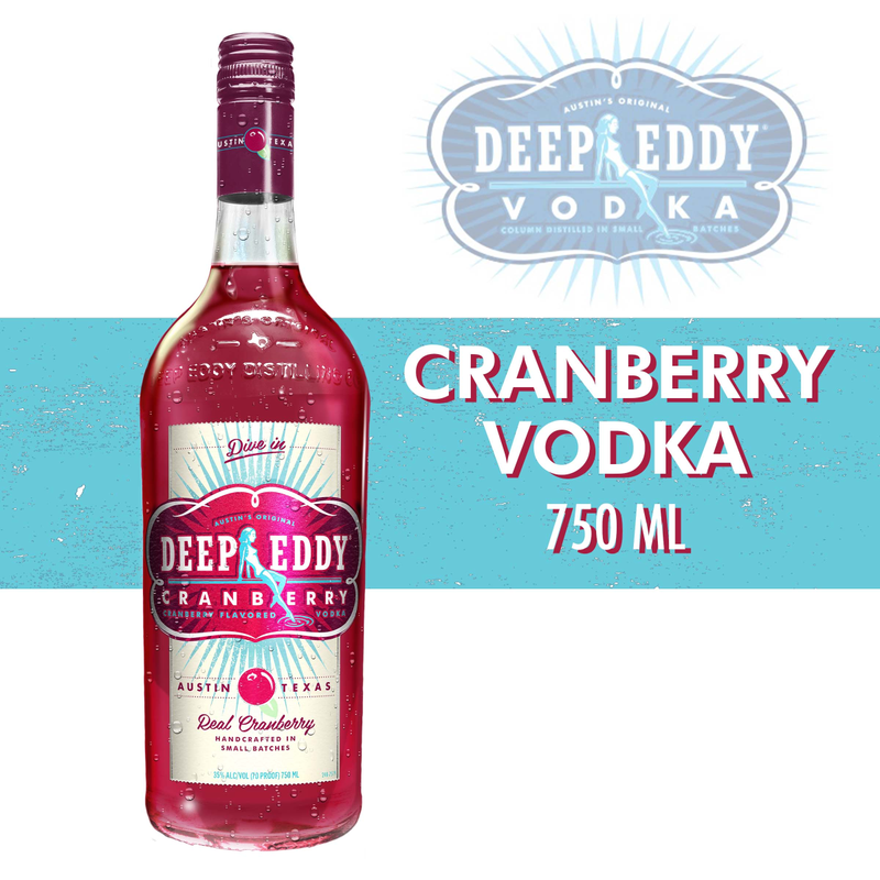 Deep Eddy Cranberry Vodka 750ml (70 Proof)