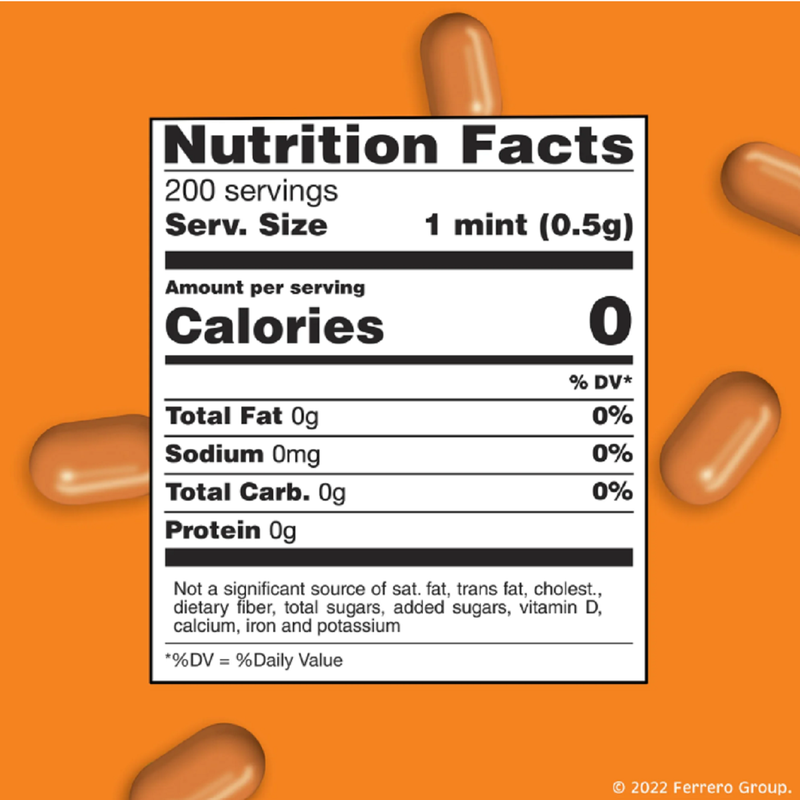Tic Tac Orange Breath Fresheners, 3.4oz