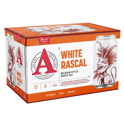 Avery White Rascal 6pk 12oz Can 5.6% ABV