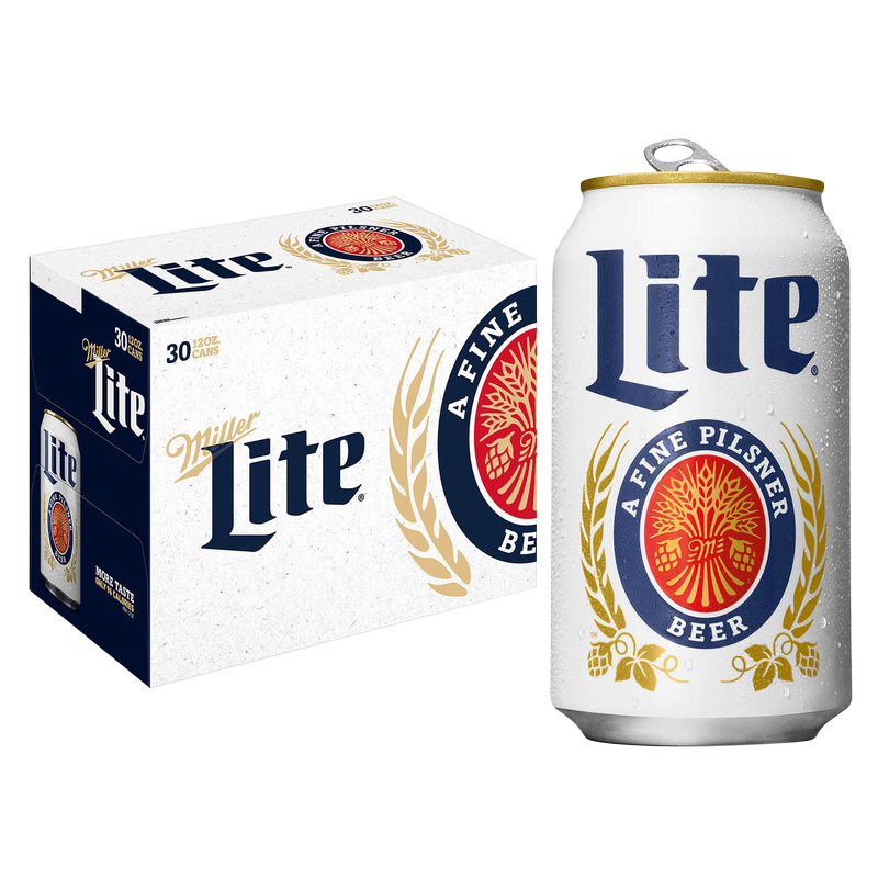 Miller Lite 30pk 12oz Can 4.2% ABV