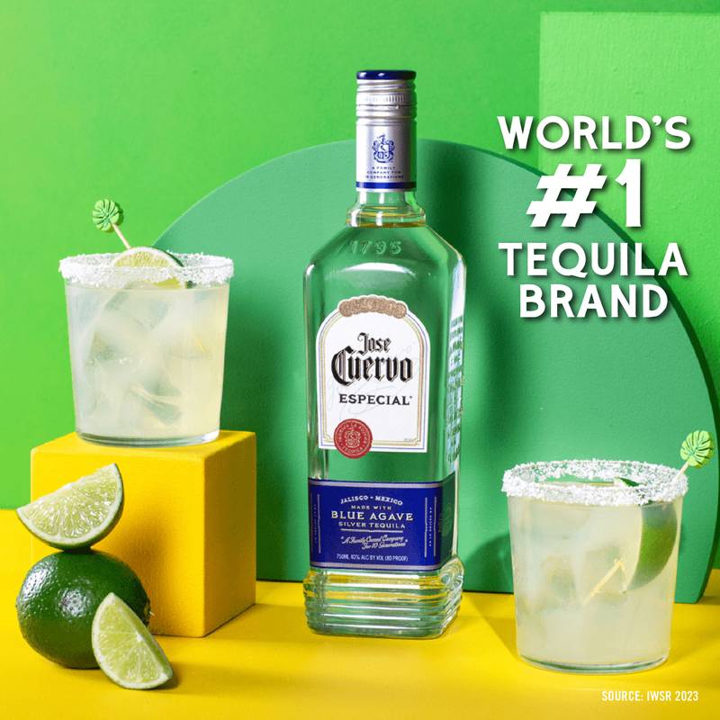 Jose Cuervo Especial Silver with Margarita Mix Tequila Blanco