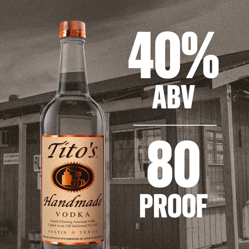 Tito's Handmade Vodka 4pk 50ml (80 Proof) – BevMo! Arizona