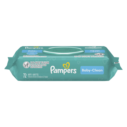 Pampers Complete Clean Unscented Baby Wipes Pouch 72ct