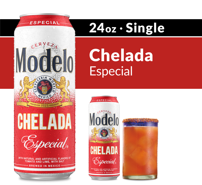 Modelo Chelada Especial Single 24oz Can 3.5% ABV