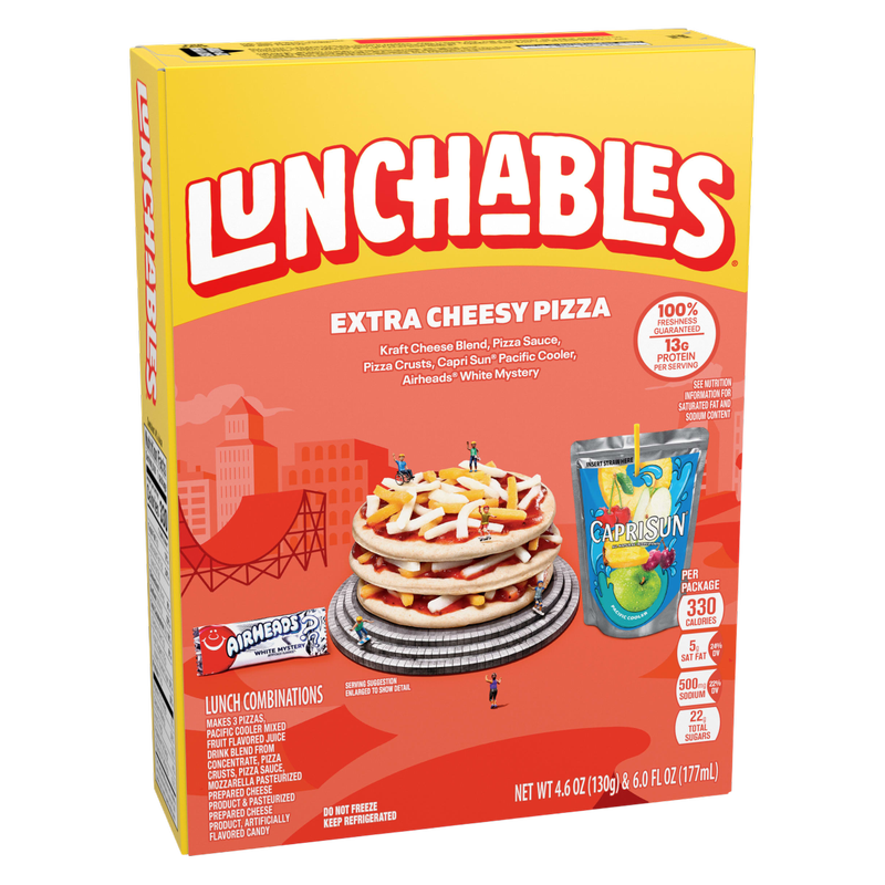 Lunchables Extra Cheesy Pizza with Capri Sun - 10.6oz