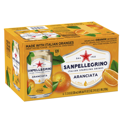 Sanpellegrino Aranciata Orange 6pk 11.15oz