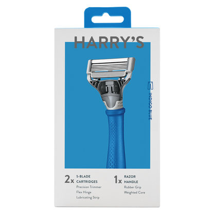 Harry's Truman Indigo Blue Razor with Refill Cartridge