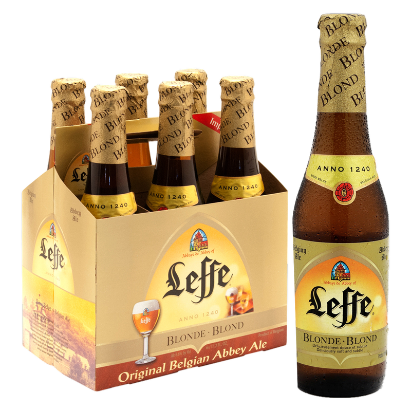 Leffe Blonde 6pk 12oz Btl 6.6% ABV